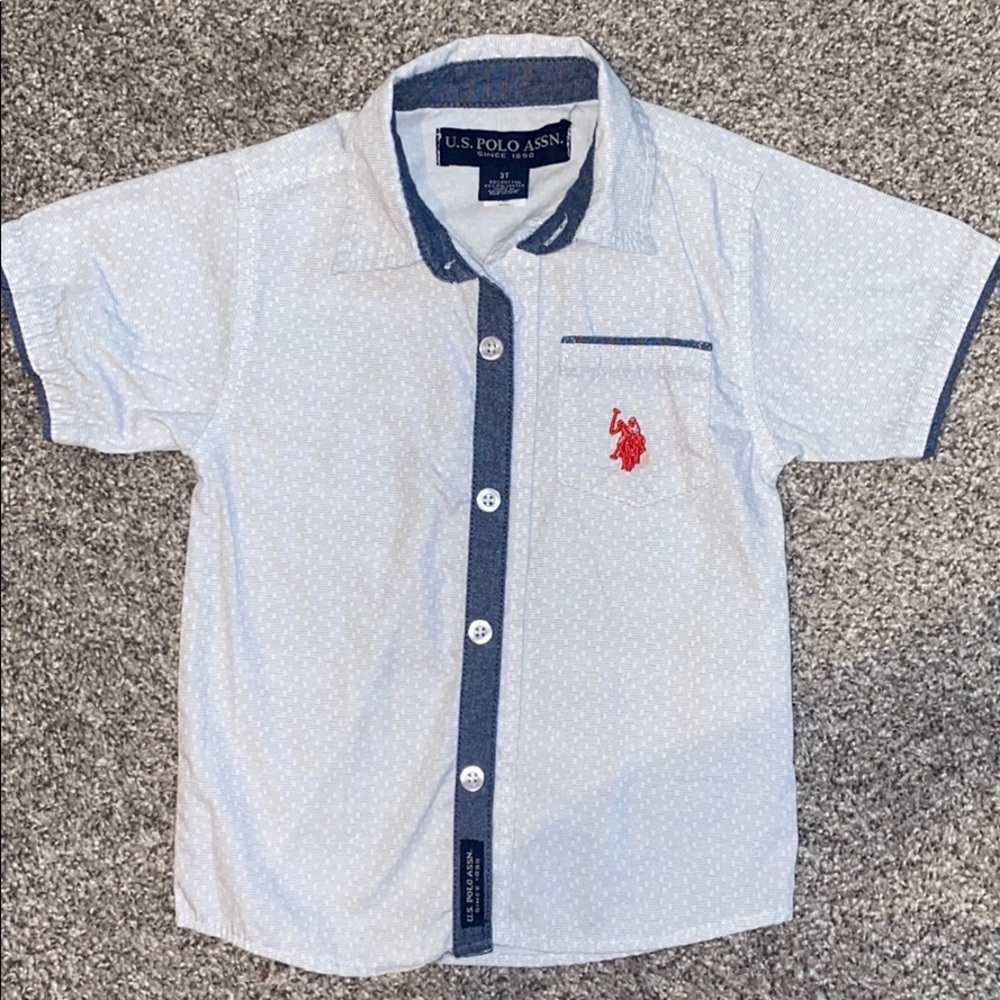 Polo button down | short sleeve | 3T